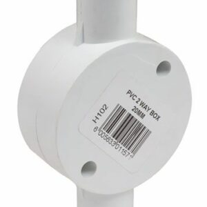 2 WAY BOX PVC 20mm