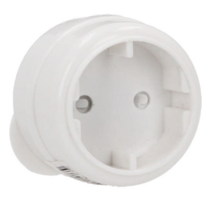 ADAPTOR 2 PIN RND