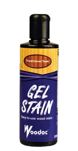 WOODOC GEL STAIN T/TEAK 250ml